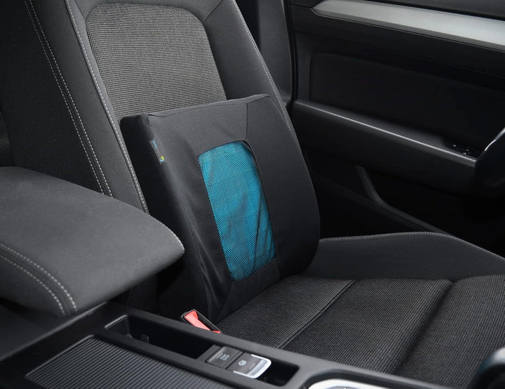 Kine Travel 169821 Pernă lombară, Gel, Auto, Birou, Ergonomic, Aprobat de fizioterapeuți