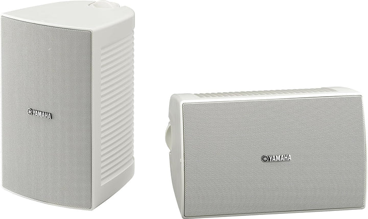 Yamaha NS-AW294 (BL) 2-Wege Außenlautsprecher Paar (100 Watt, 87Db) Schwarz