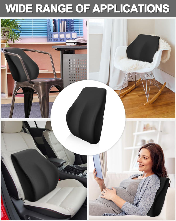 Mașină cu pernă lombară, mașină cu suport lombar din spumă de memorie, mașină cu pernă lombară ergonomică, spătar pentru a ușura perna de suport pentru spate pentru scaune auto, scaun de birou, scaun cu rotile