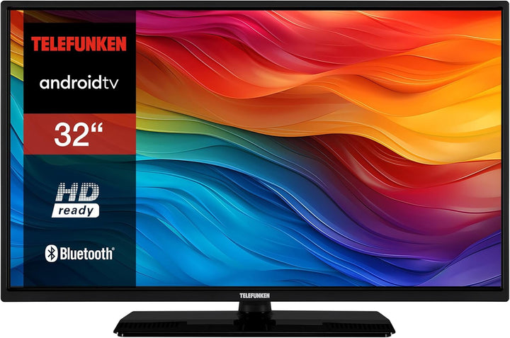 Telefunken Android TV 40 Zoll Fernseher (Full HD Smart TV, HDR, Triple-Tuner, Bluetooth) XF40AN750M, Schwarz