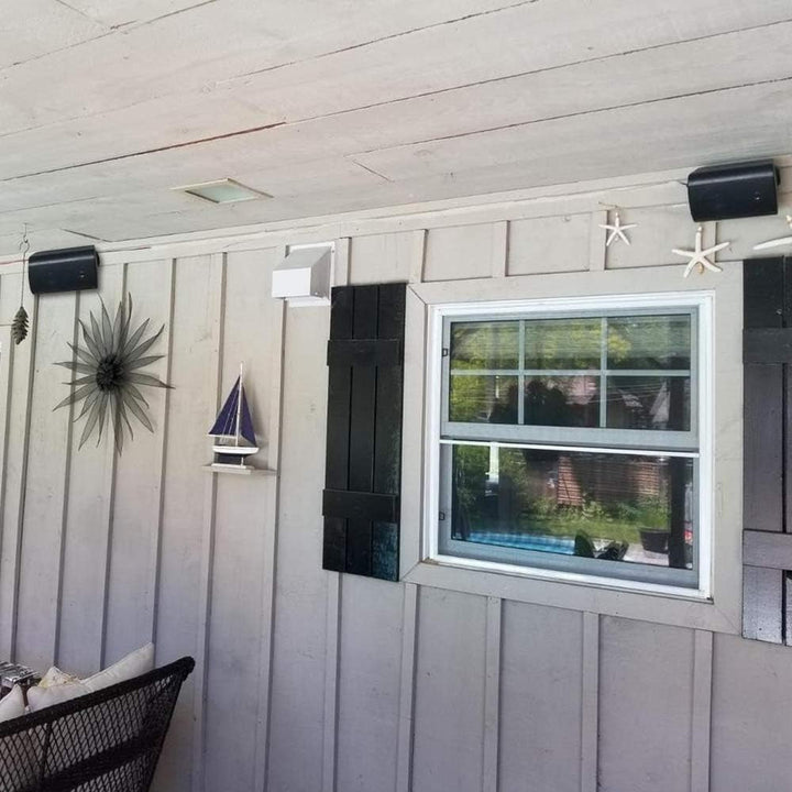 Herdio 4 Zoll Wasserdicht Außenlautsprecher Outdoor-Lautsprecher Für Garten, Terrasse, Restaurant,Kompatibel Mit Bluetooth (200 Watt)