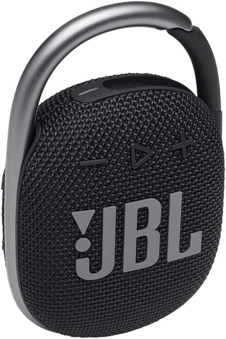 Difuzor Bluetooth JBL CLIP 4 - Negru - Cutie de muzică portabilă, rezistentă la apă, cu carabină practică - până la 10 ore de streaming muzical wireless