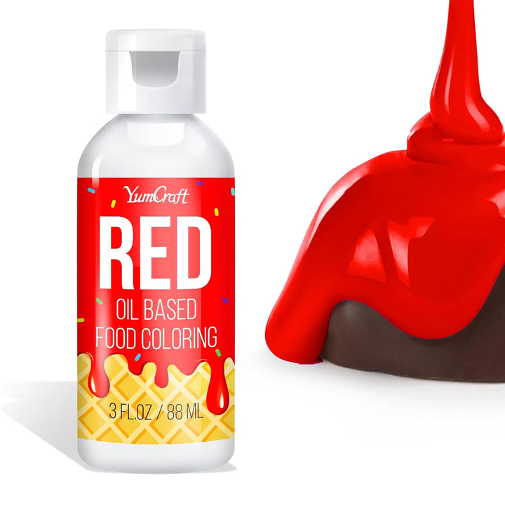 Fettlösliche Lebensmittelfarbe - Ölbasis Lebensmittelfarben Für Schokolade, Buttercreme, Süßigkeiten, Zuckerguss - Konzentrierte Oil Based Food Coloring Zum Backen, Kochen, Fondant (Weiß, 88Ml)